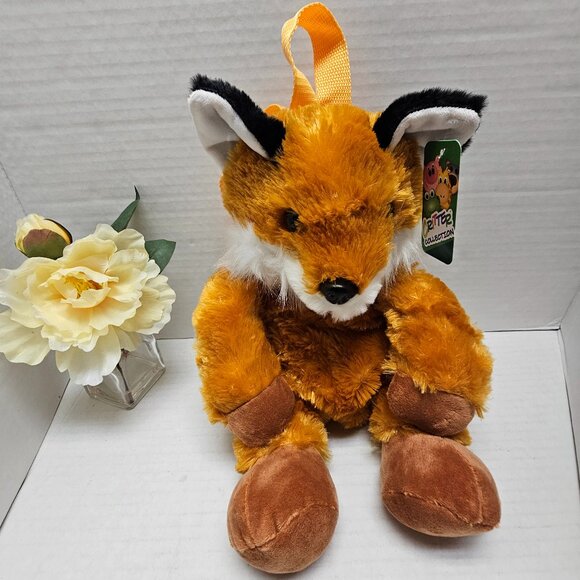 New Fox Critter Collection Plush Backpack Adjust Kid Child Boy Girl Lynco Gift🦊 - Picture 1 of 13